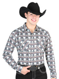 el General - Casual Manga Larga Camisa - Gris/khaki 44308