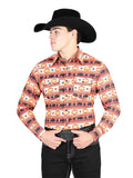 el General Orange Vaquero Camisa 44314