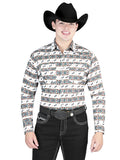 el General Blanco/verde Camisa 44322