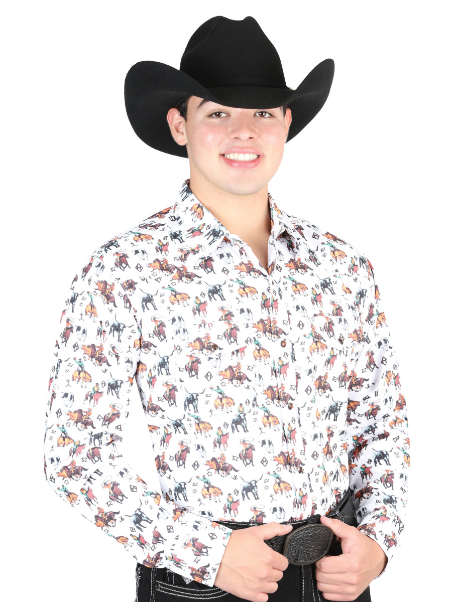 el General Blanco Vaquero Camisa 44326
