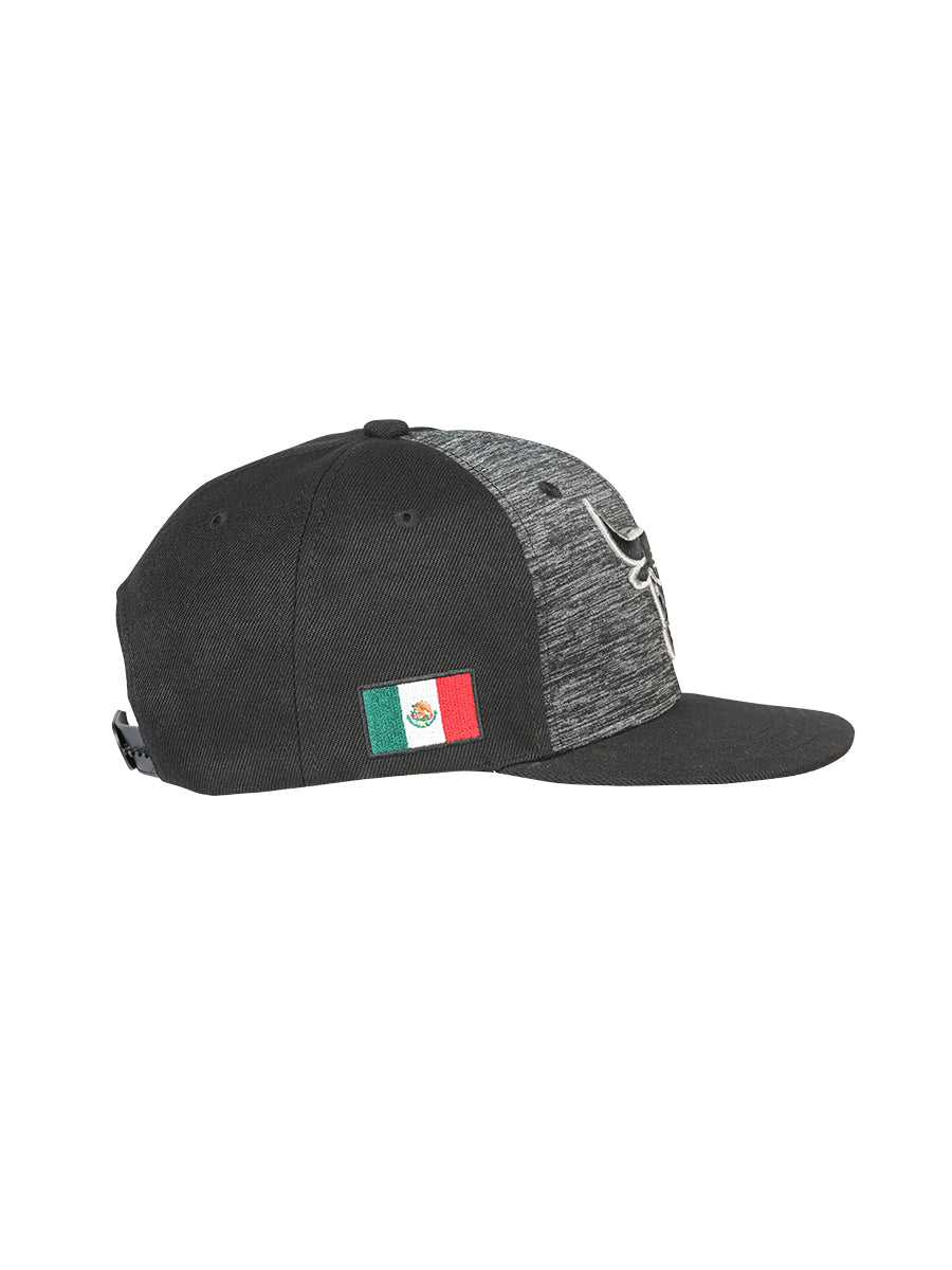 Gorra El General Bull Tela Negro/gris 44371