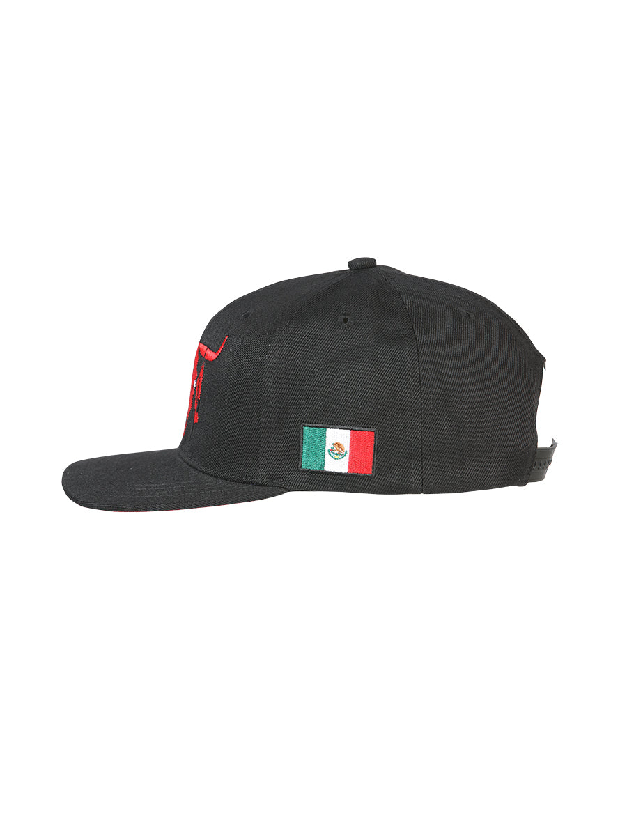 Gorra El General Toro Tela Negro 44378