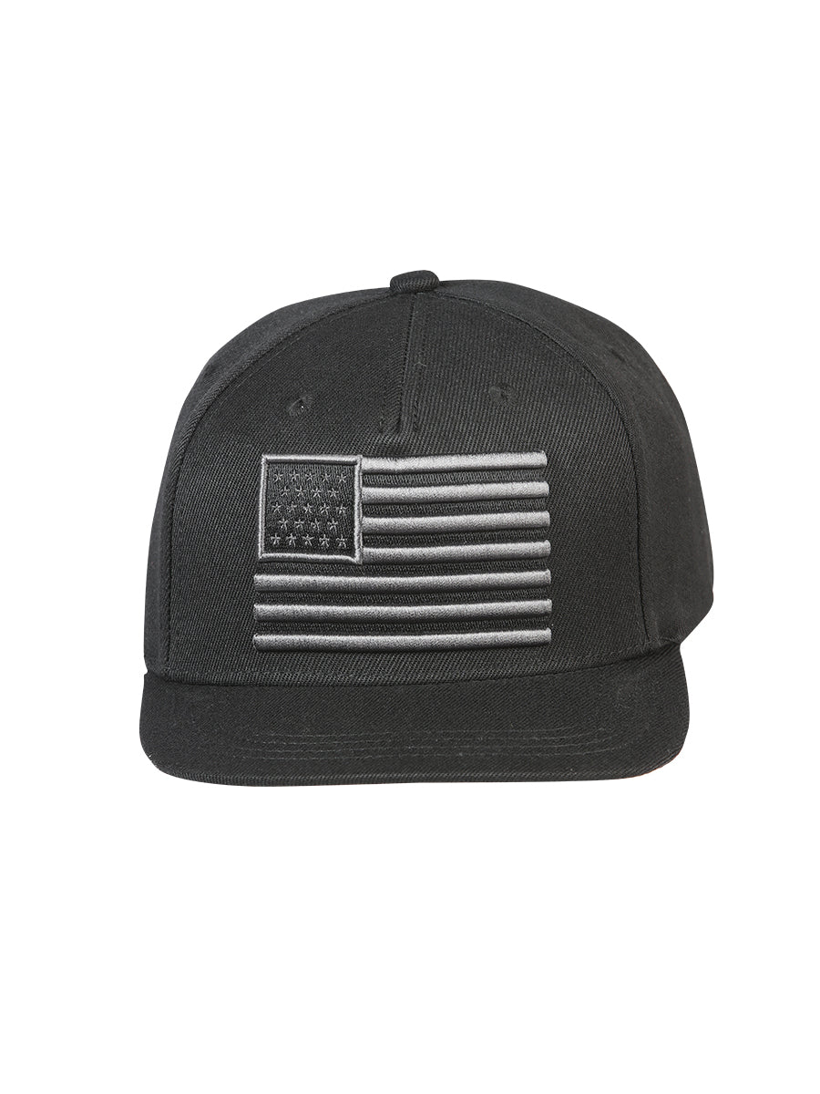 Gorra El General Usa Flag Tela Negro 44379