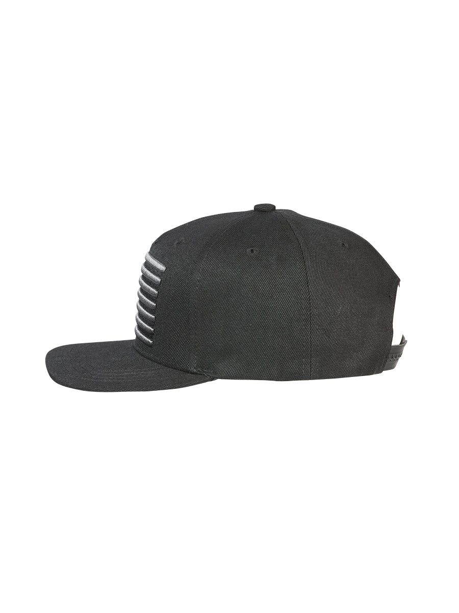 Gorra El General Usa Flag Tela Negro 44379