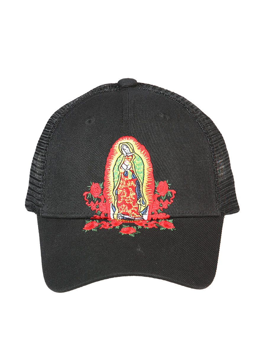 Gorra El General Virgen Tela Negro 44380