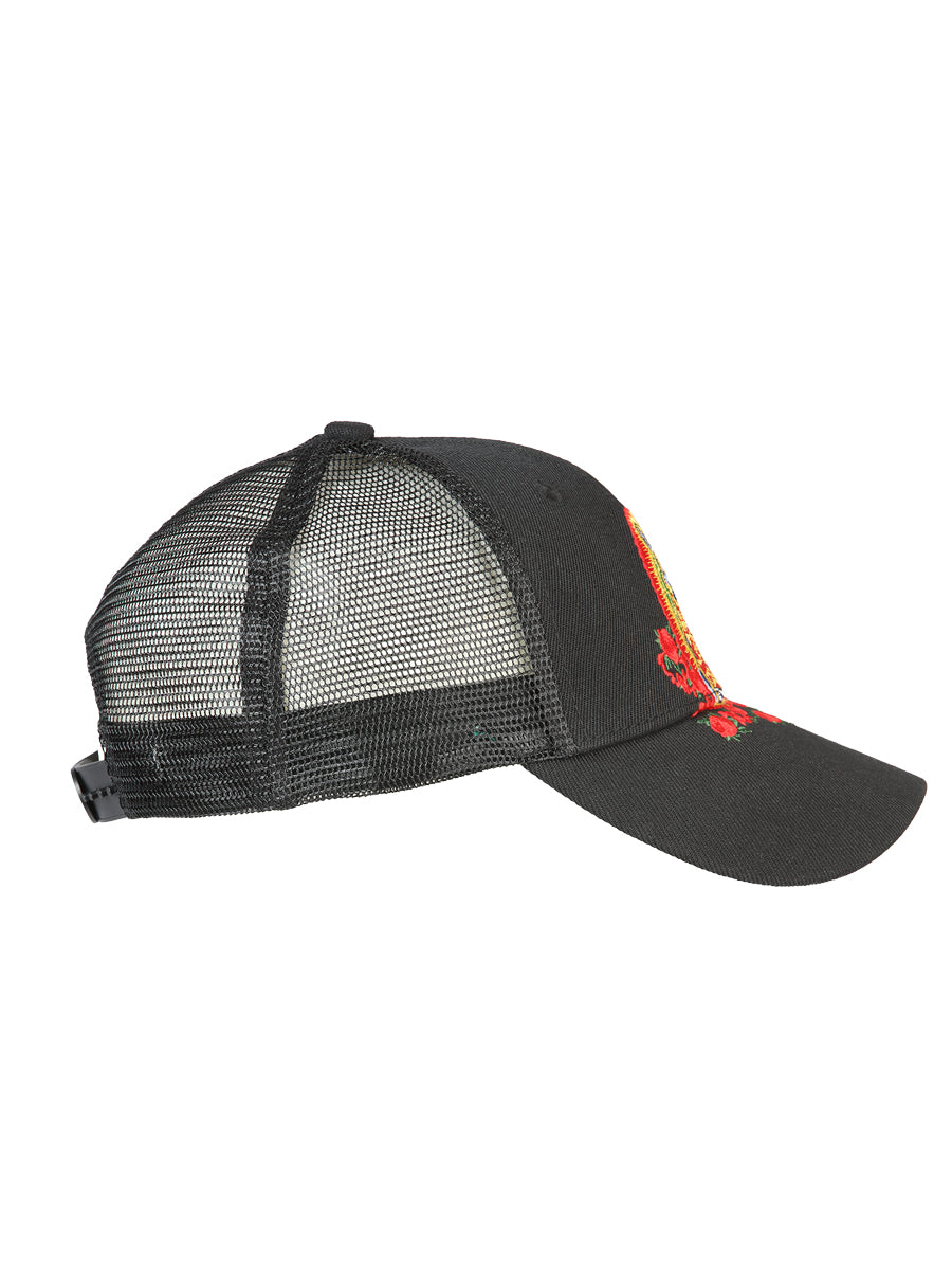 Gorra El General Virgen Tela Negro 44380