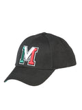 Gorra El General Letra M Tela Negro/tricolor 44384