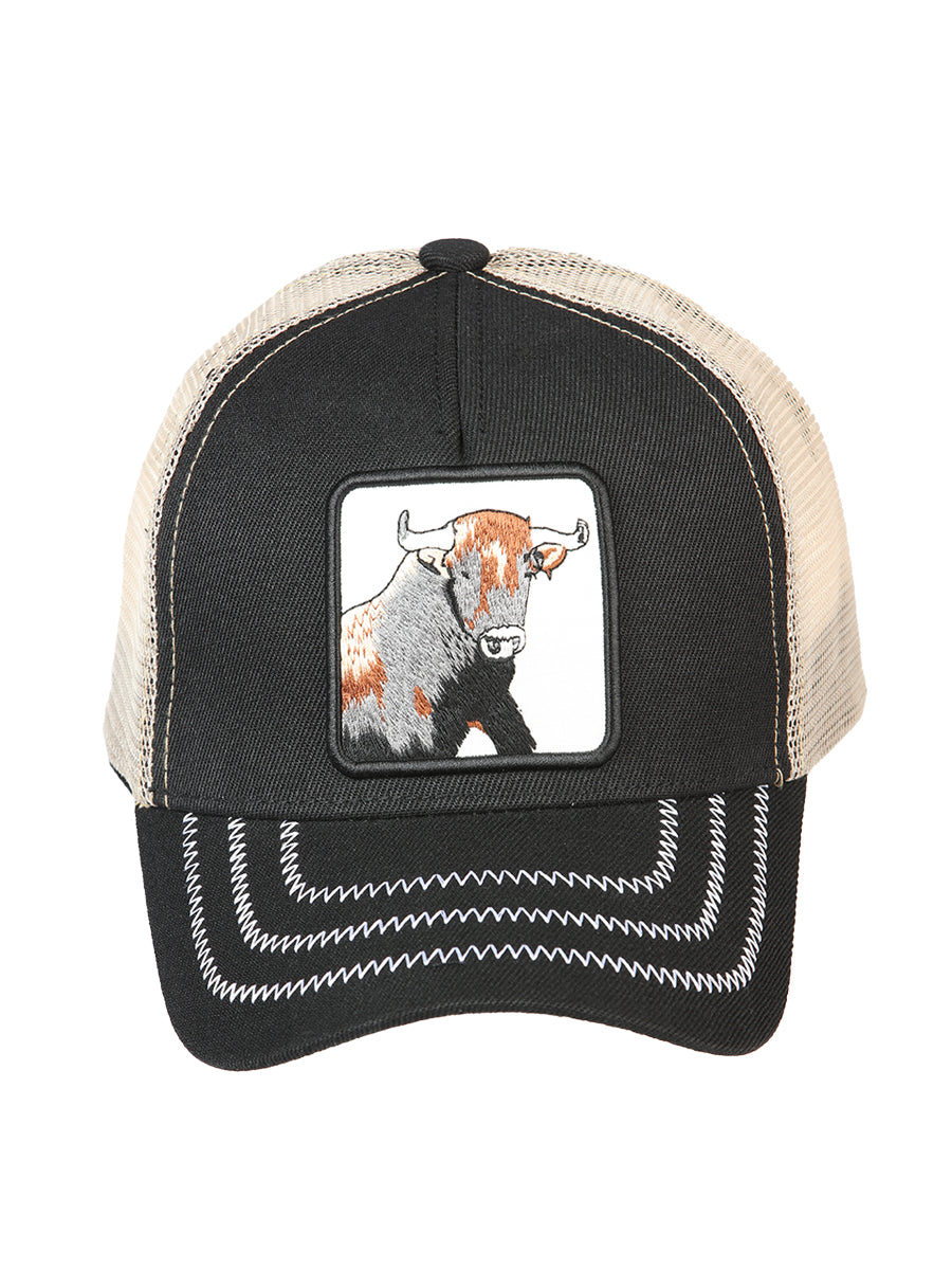 Gorra El General El Toro Tela Negro/taupe 44385
