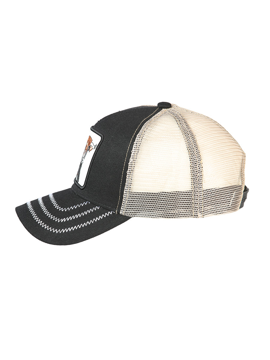 Gorra El General El Toro Tela Negro/taupe 44385