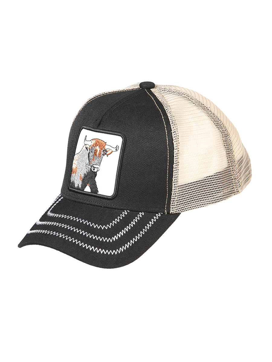 Gorra El General El Toro Tela Negro/taupe 44385