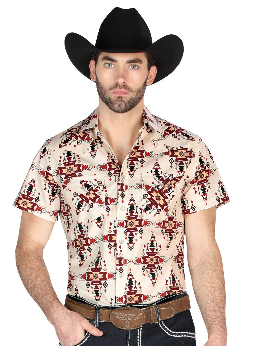 el General Vaquero Camisa - Ivory 44448