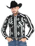 el General - Casual Manga Larga Camisa - Negro 44475