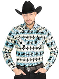 el General - Casual Long - Sleeve Camisa - Ivory 44478
