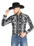 el General - Casual Manga Larga Camisa - Negro 44501