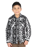 Casual Long - Sleeve Camisa del General Negro 44507