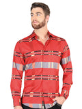 el General Rojo Casual Long - Sleeve Camisa 44601