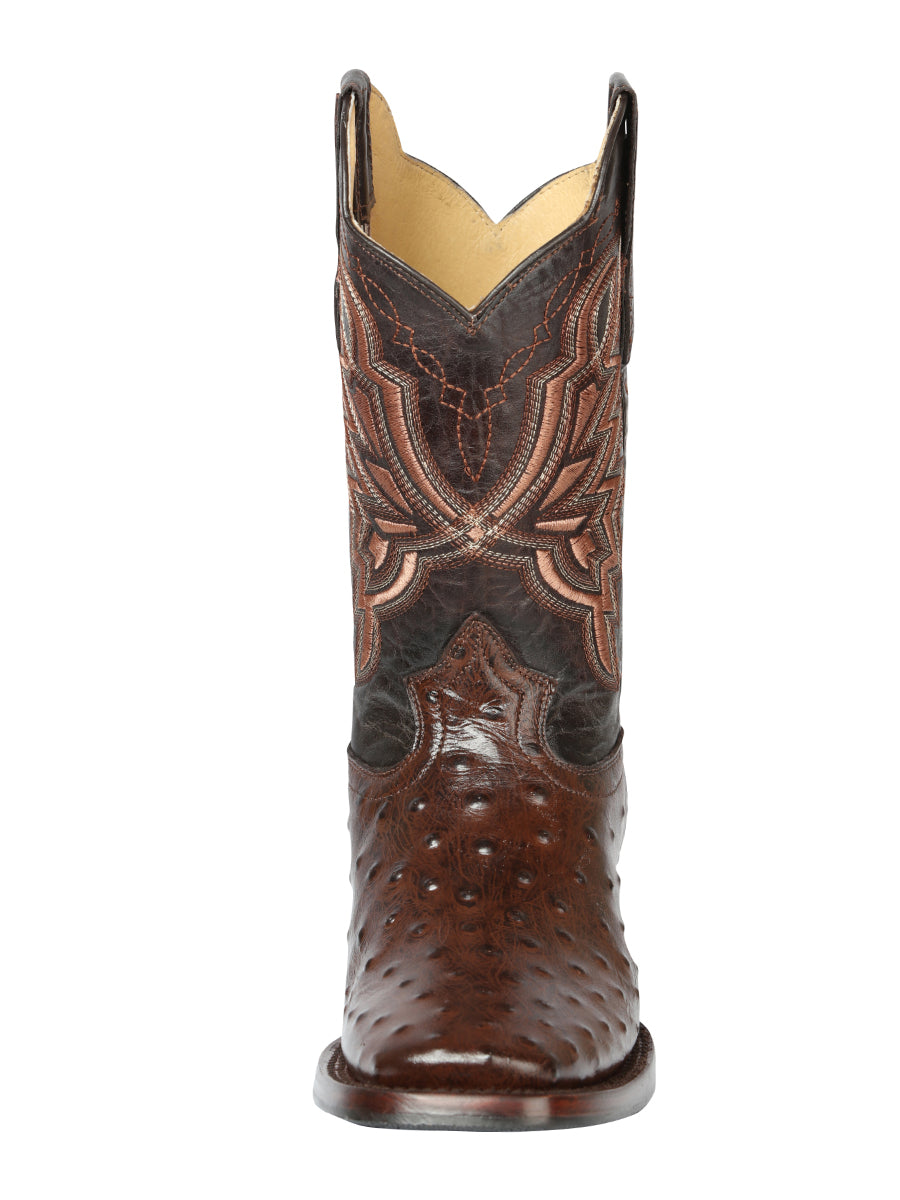 el General Rodeo Bota - Imit Avestruz - Café 44665