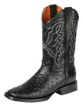 el General Rodeo - Printed Osther Skin Bota - Negro 44673