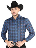 el General - Casual Manga Larga Camisa - Negro/café 44704