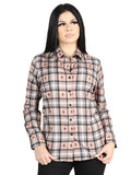el General - Casual Long - Sleeve Camisa - Beige/negro 44715