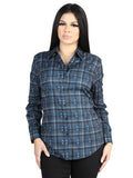 el General - Casual Long - Sleeve Camisa - Gris/blanco 44723