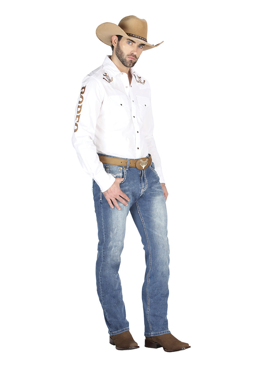 Pantalon Centenario Zd-1005 Mezclilla Azul 44846