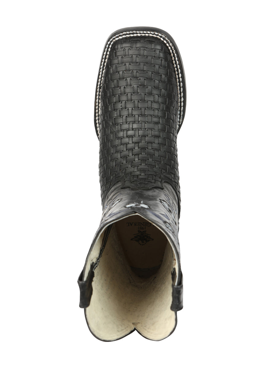 el General Dama Rodeo Botas Petatillo - Negro 44856