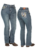 Dama Oscuro - Azul Centenario Pantalón de Mezclilla 44959
