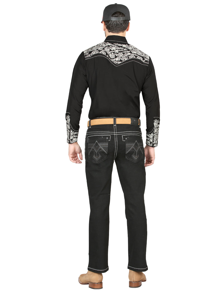 Centenario Bootcut Mezclilla Pantalón de Mezclilla - Negro 44964