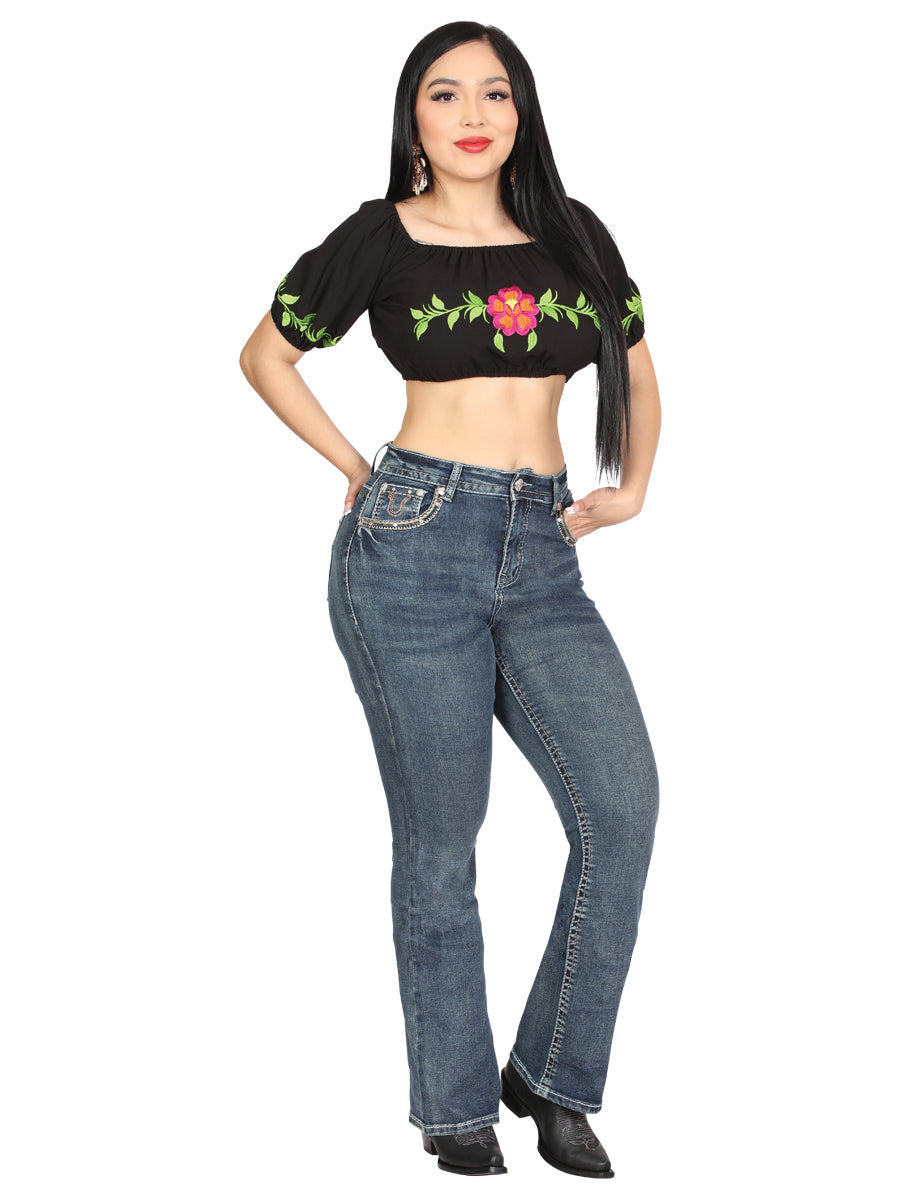 Centenario Bootcut Mezclilla Pantalón de Mezclilla - Oscuro Azul 45029