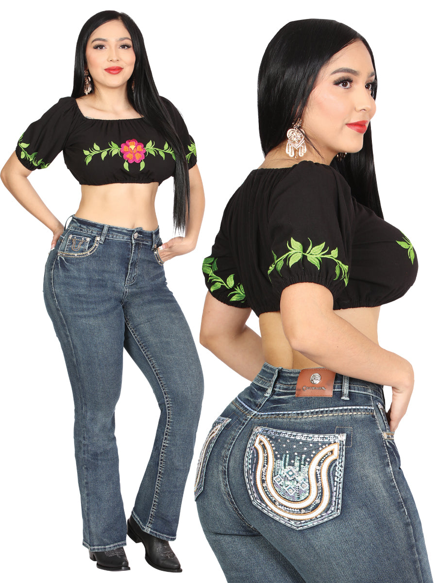 Centenario Bootcut Mezclilla Pantalón de Mezclilla - Oscuro Azul 45029