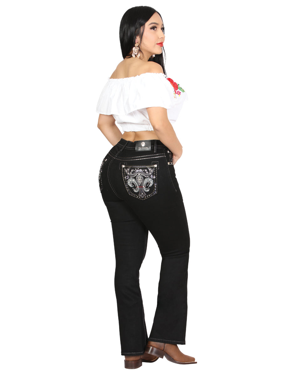Centenario Bootcut Mezclilla Pantalón de Mezclilla - Negro 45030