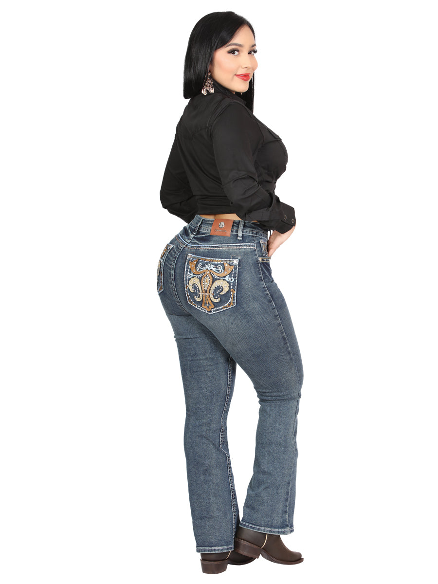 Centenario Bootcut Mezclilla Pantalón de Mezclilla - Oscuro Azul 45031