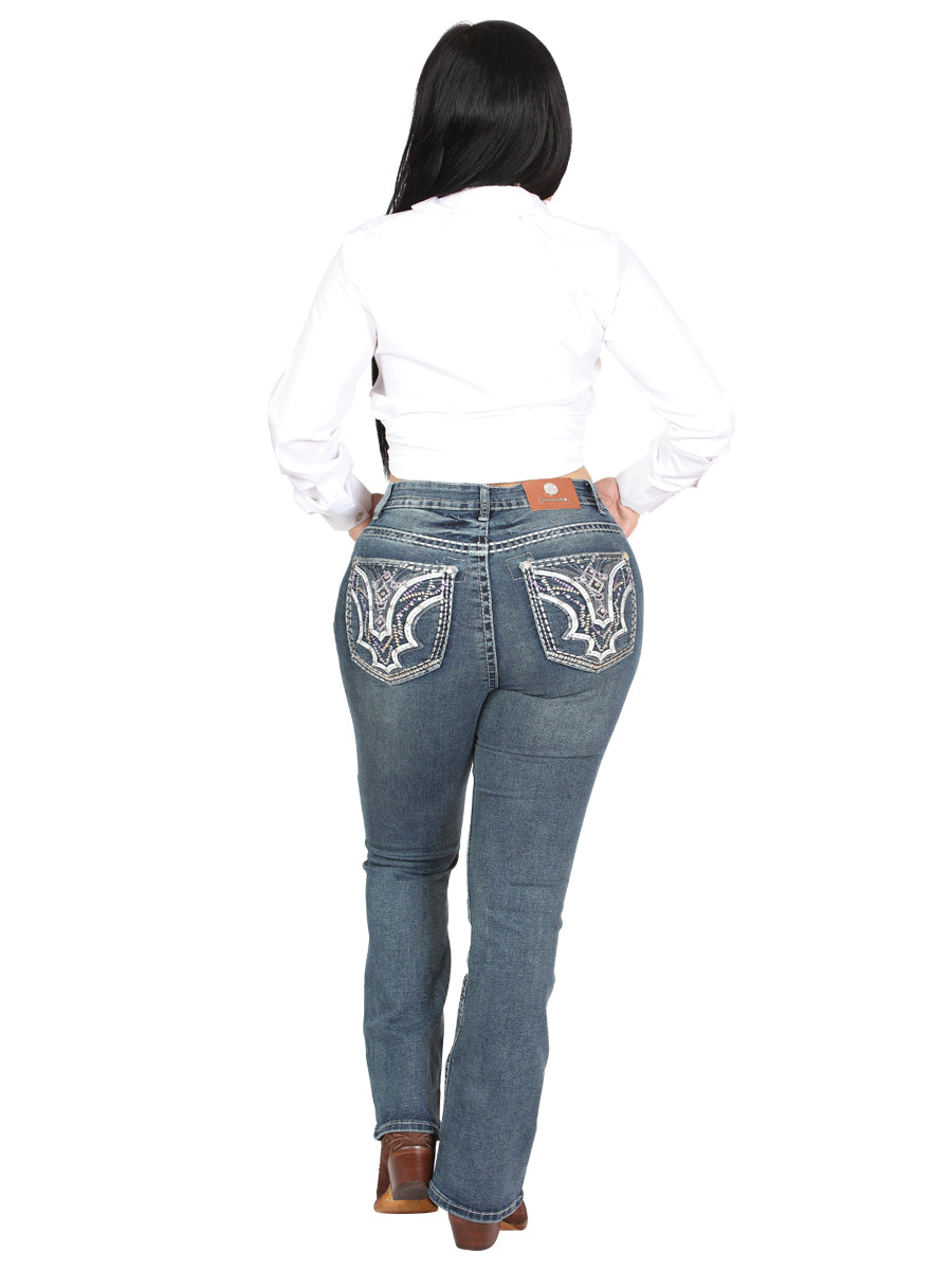 Centenario Bootcut Mezclilla Pantalón de Mezclilla - Oscuro Azul 45032