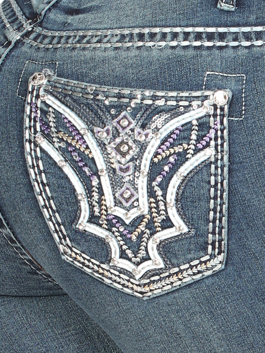 Centenario Bootcut Mezclilla Pantalón de Mezclilla - Oscuro Azul 45032