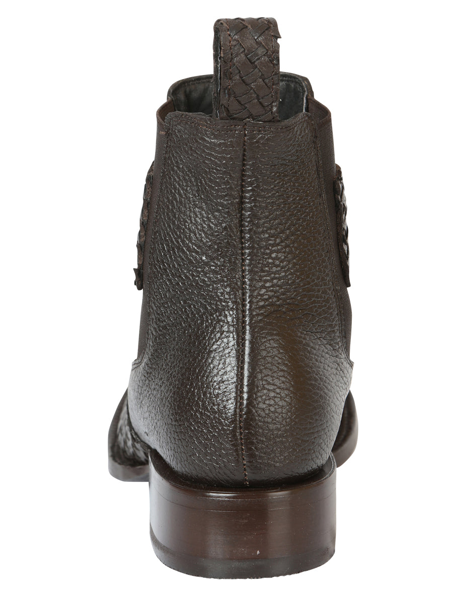 el General Caballero Rodeo Café Petatillo Woven Tobillo Botas 45177