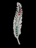 Decorativo Pluma con Stone Detail 45203