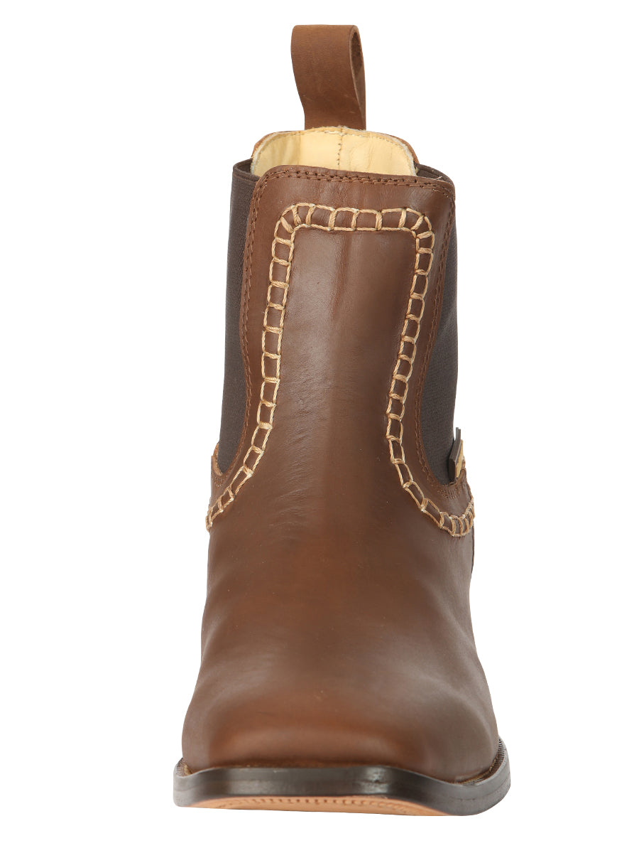 el General Caballero Piel Tobillo Botas - Café 45421
