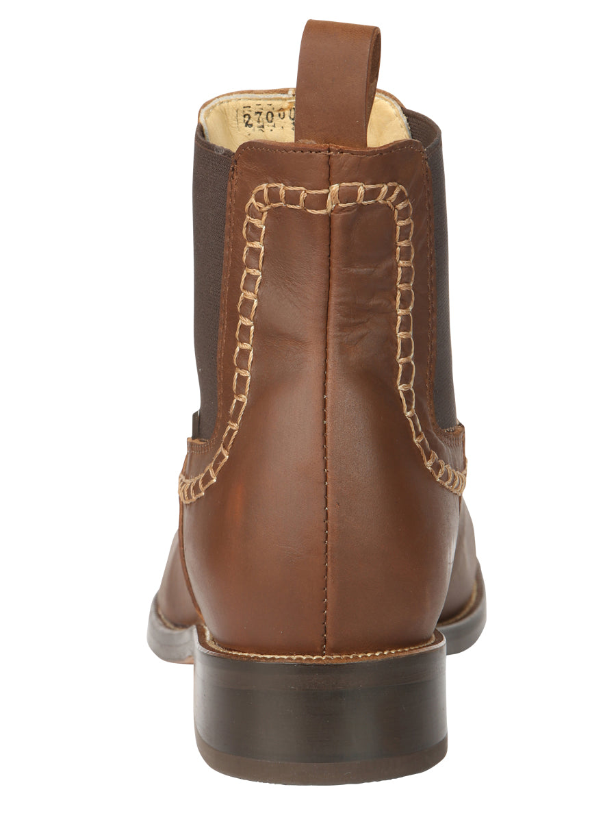 el General Caballero Piel Tobillo Botas - Café 45421