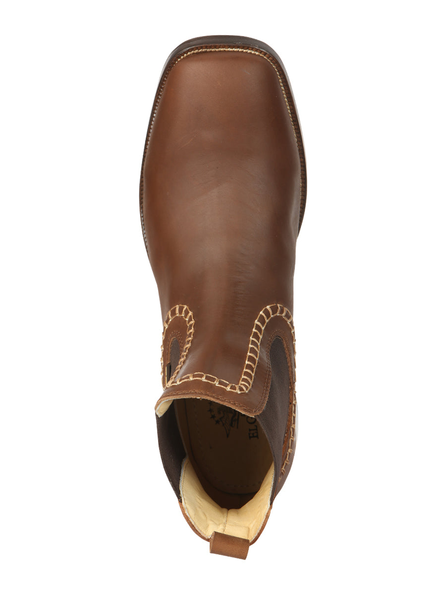 el General Caballero Piel Tobillo Botas - Café 45421