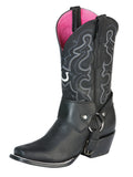 el General Dama Vaquero Bota - Negro 51135