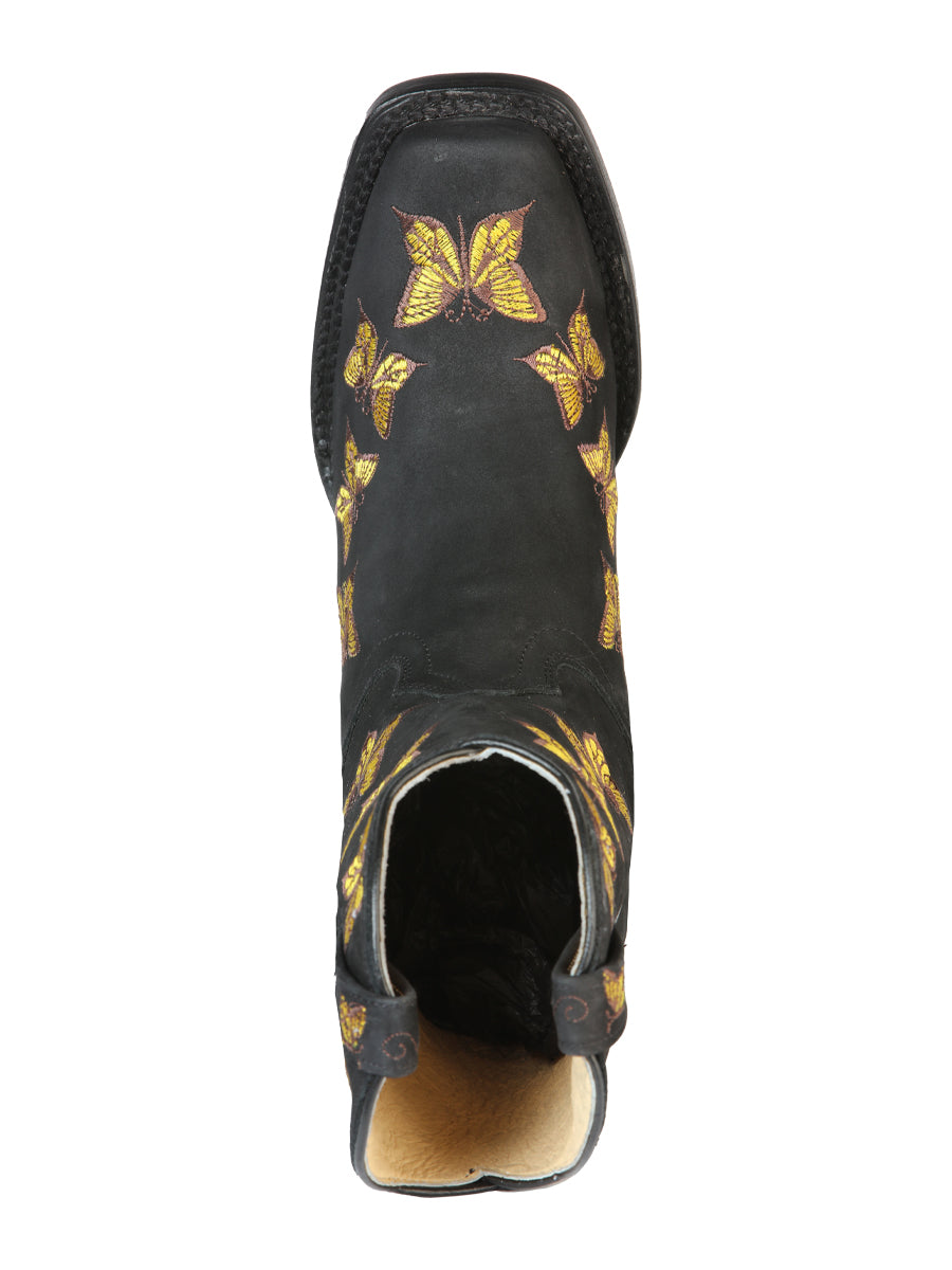 el General Dama Rodeo Bota - Nobuk Negro 51220