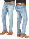 el Norteño Light Azul Skinny Stretch Pantalón 126630