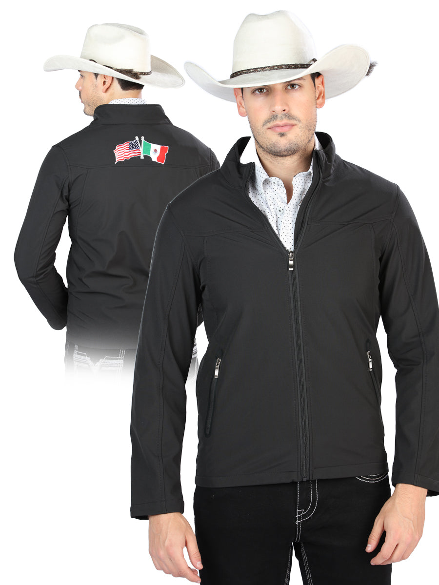 Caballero el General Gamuza Chamarra Negro 127083