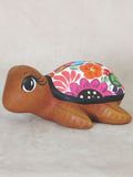 Adorno De Hogar Mexico Artesanal Tortuga Marina Ceramica Multi 602058