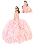 Vestido Quinceañera Mis Xv Primaveras 100% Poliester Blush 602189