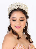 Juego De Velas Corona Mis Xv Primaveras C.98 Cristal Oro 602280