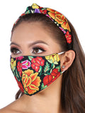 Cubrebocas Mexico Artesanal Caz-04 100% Seda Multicolor 602679