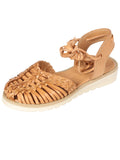 Huarache Mexico Artesanal Alpargata Tejida Piel Vacuno Natural 603315