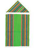 Artículo Hogar Mexico Artesanal Mantelito Colorin 100% Algodon Verde 603611
